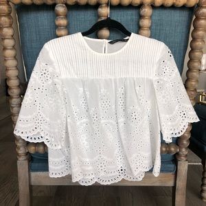 Zara lace top